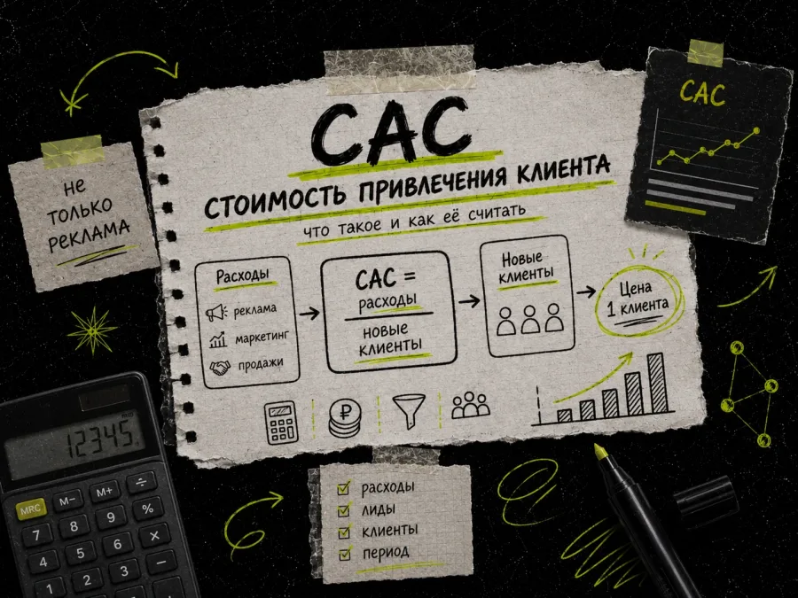 CAC: что такое стоимость привлечения клиента и как её считать