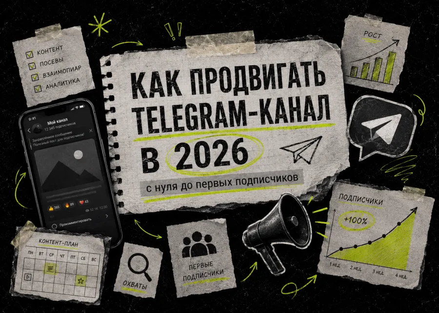 Продвижение Telegram-канала с нуля: что работает в 2026 году